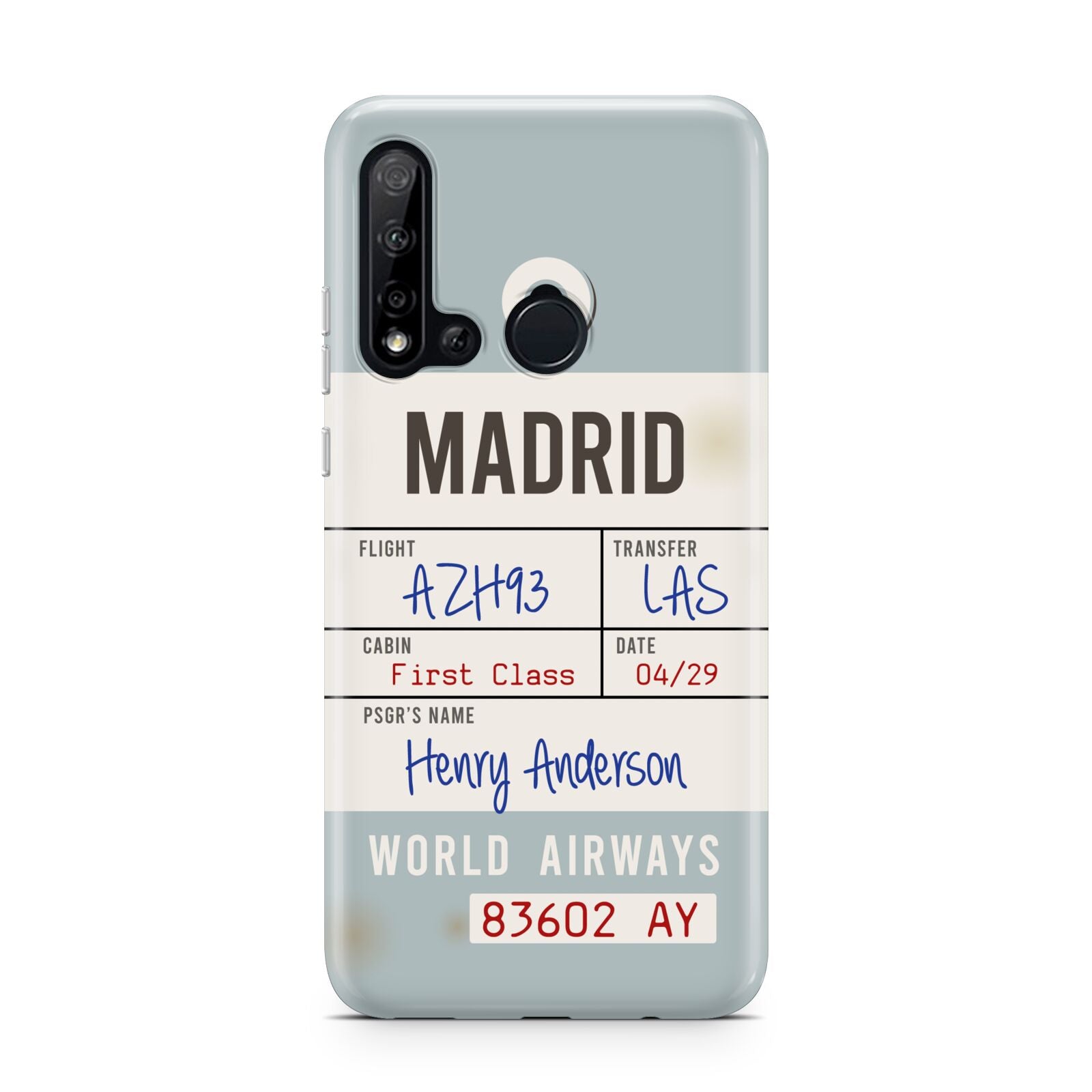 Baggage Tag Huawei P20 Lite 5G Phone Case