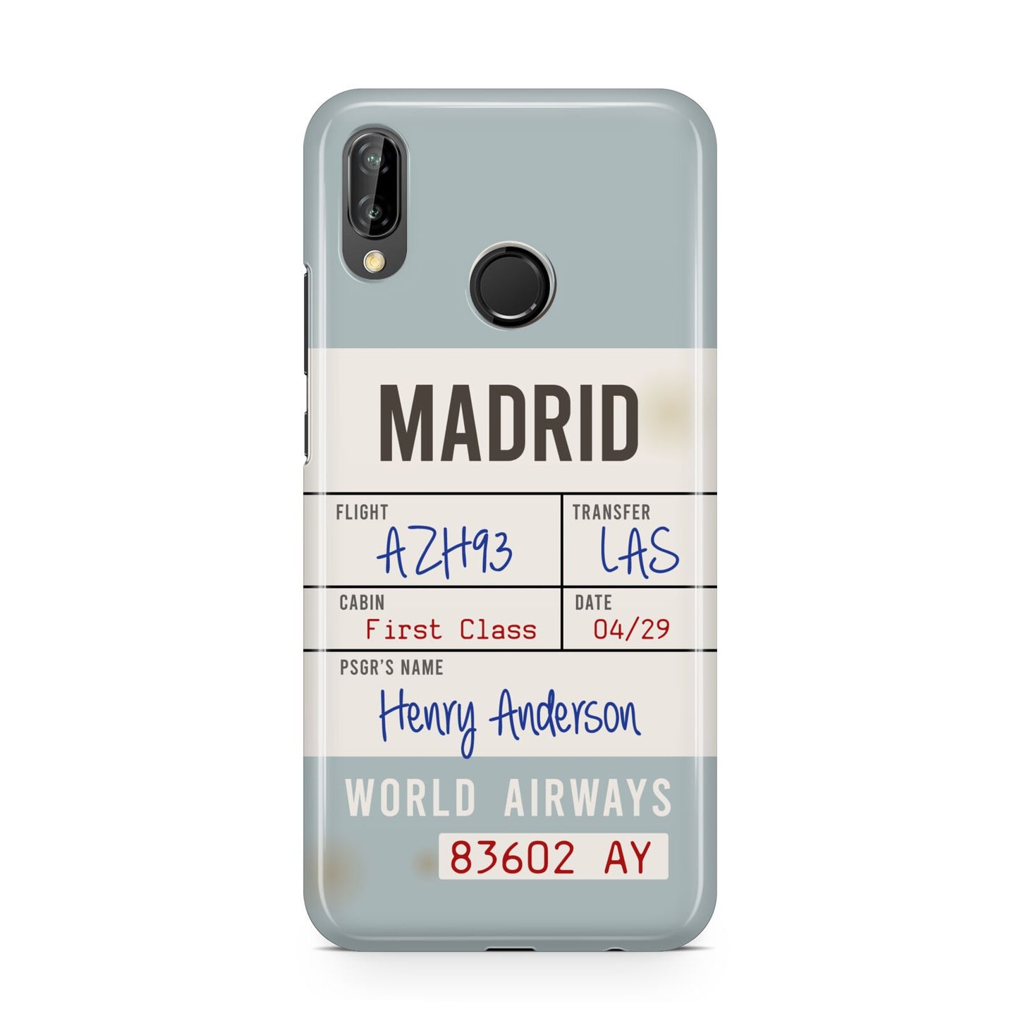 Baggage Tag Huawei P20 Lite Phone Case