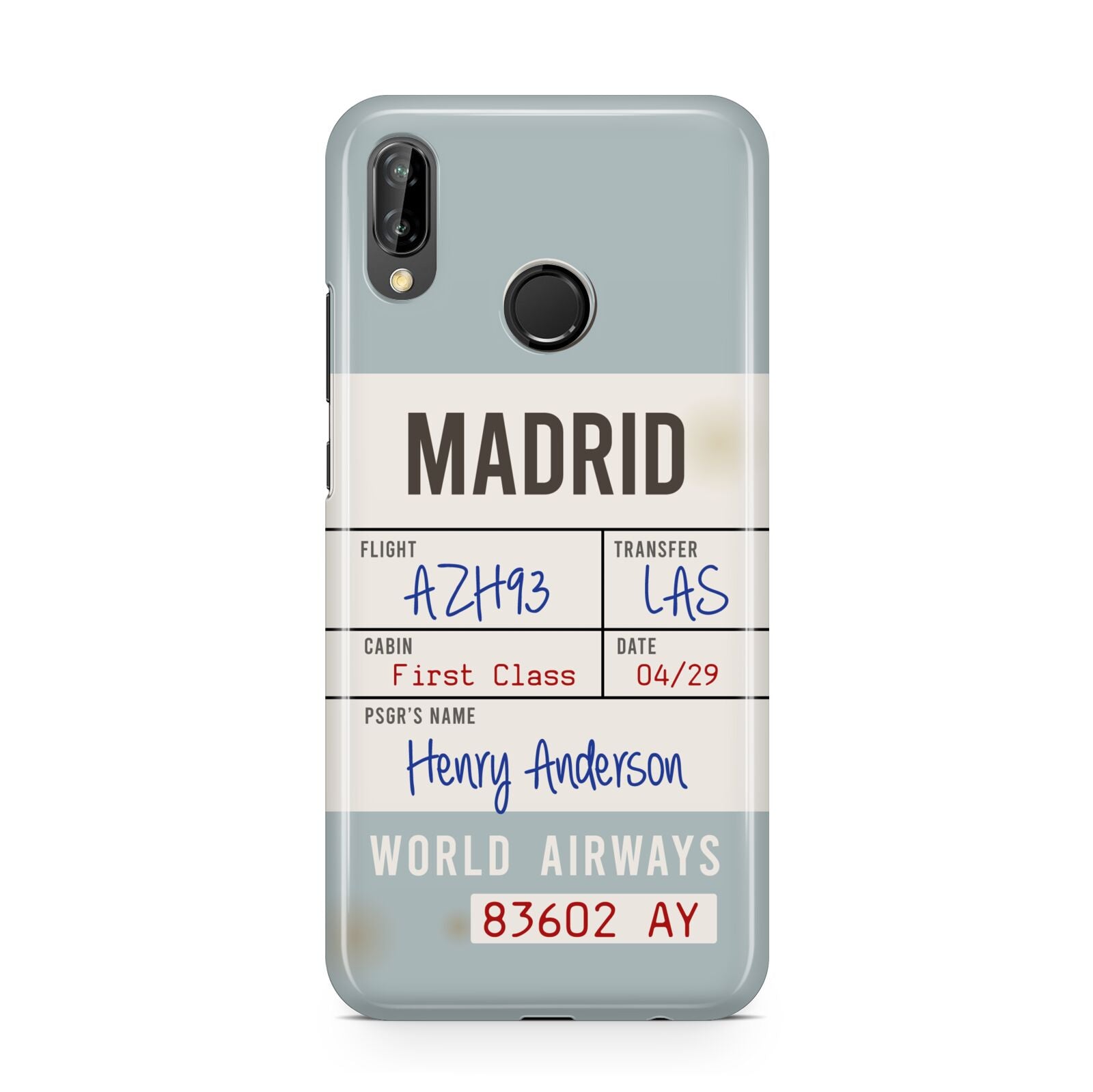 Baggage Tag Huawei P20 Lite Phone Case