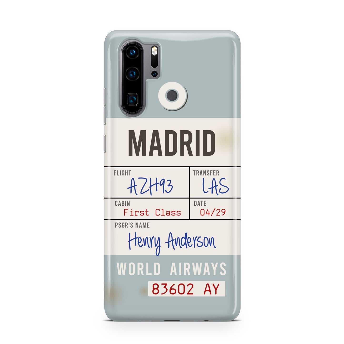 Baggage Tag Huawei P30 Pro Phone Case