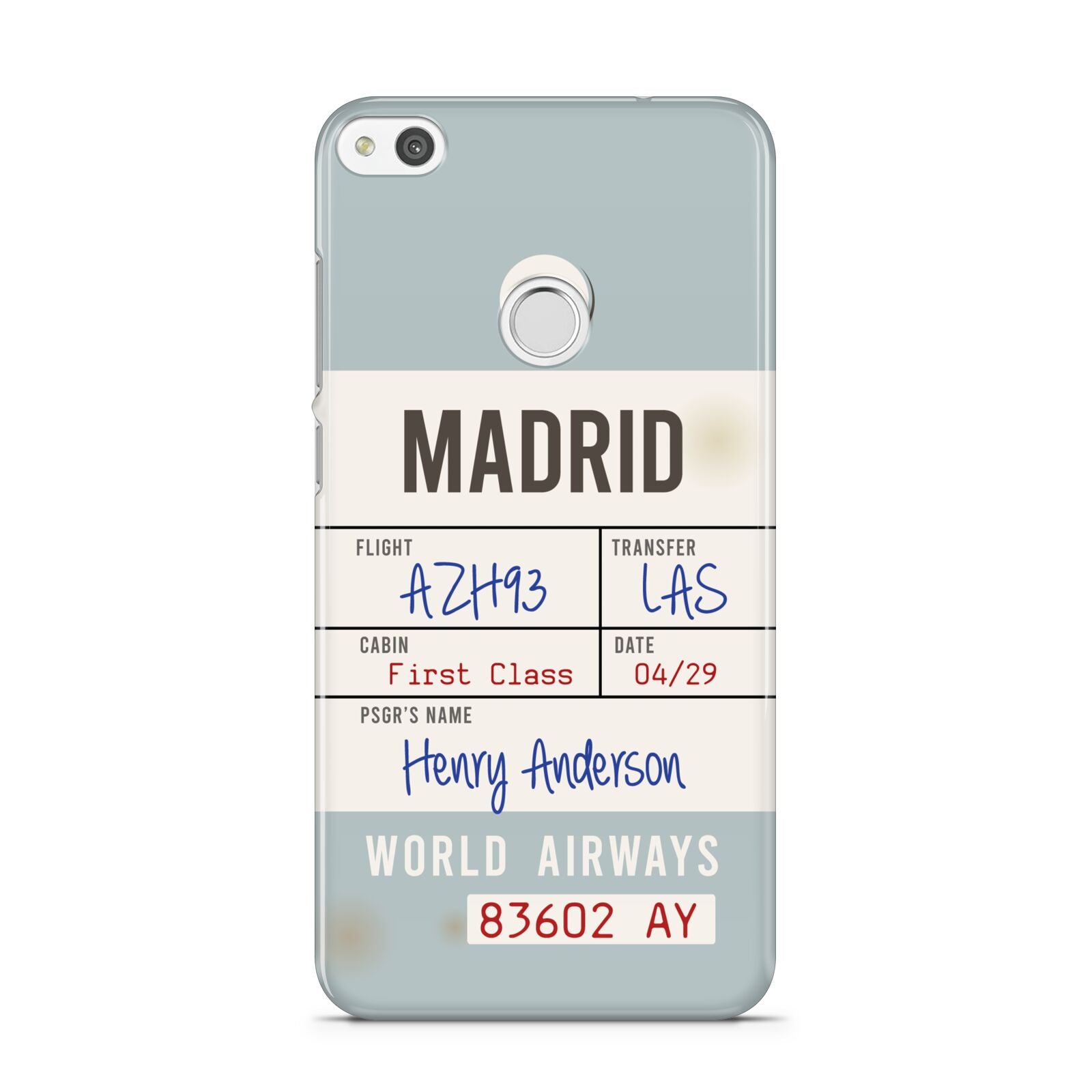 Baggage Tag Huawei P8 Lite Case