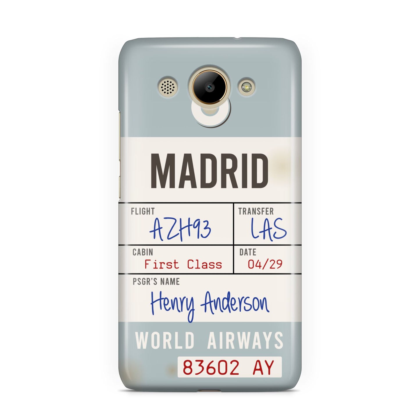 Baggage Tag Huawei Y3 2017