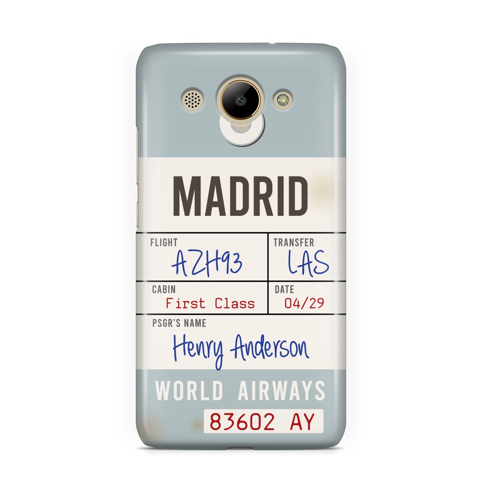 Baggage Tag Huawei Y3 2017