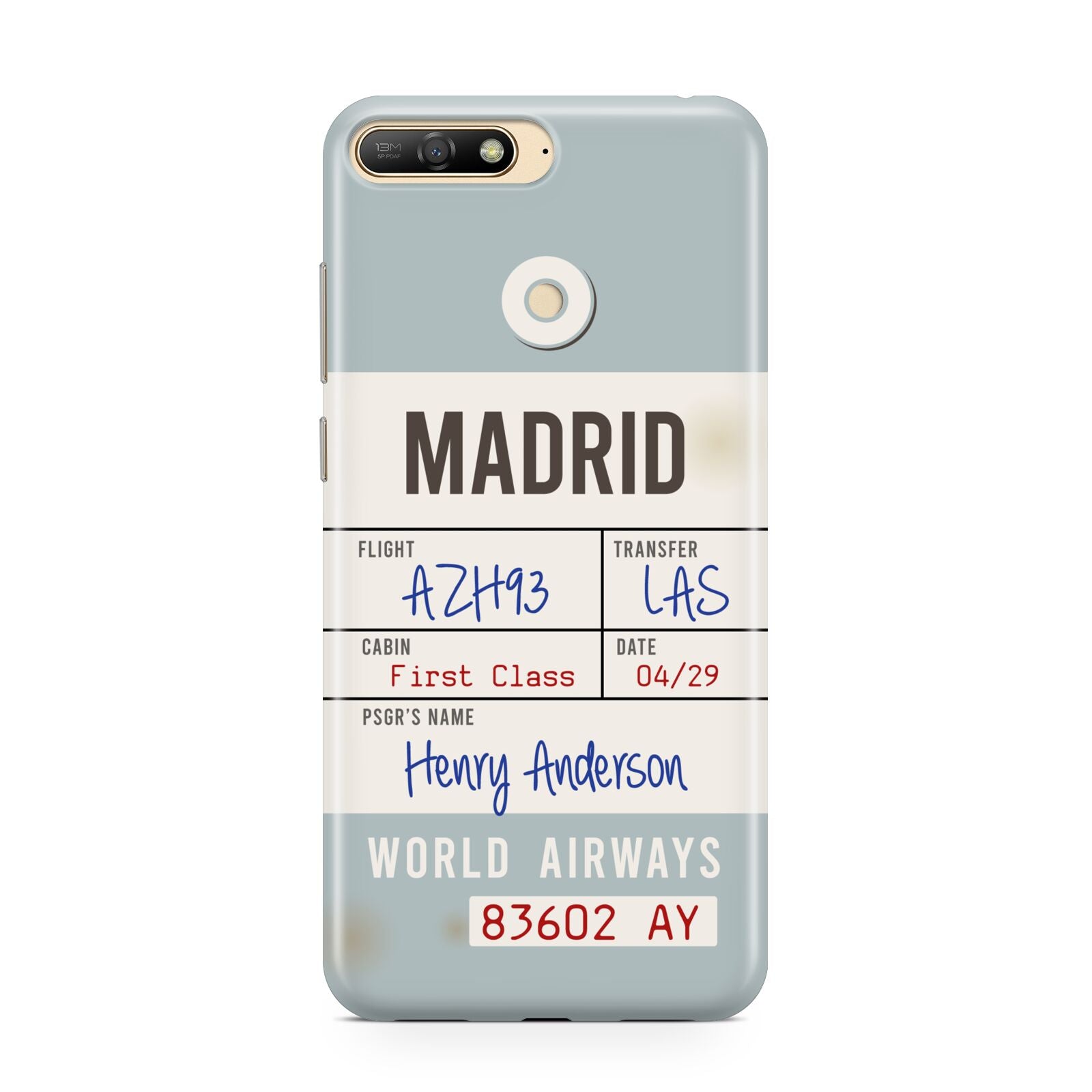 Baggage Tag Huawei Y6 2018