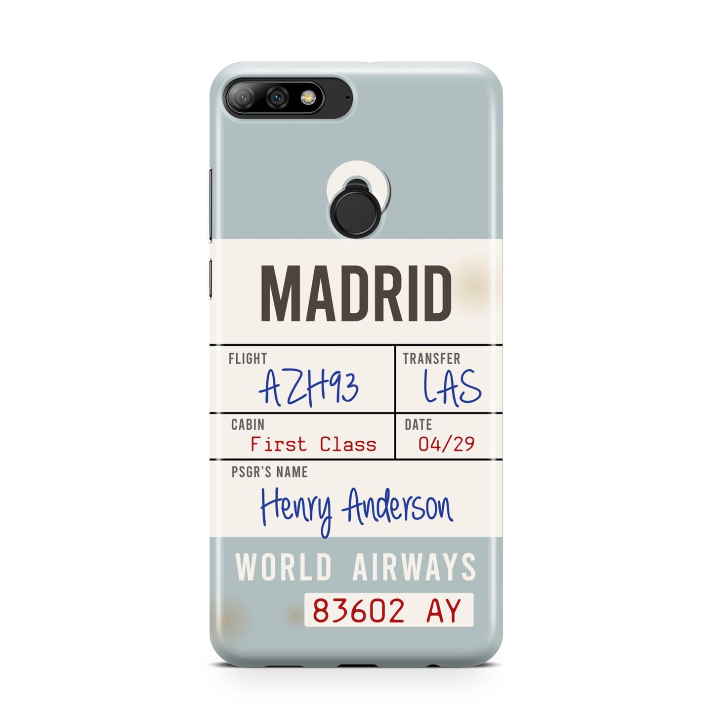 Baggage Tag Huawei Y7 2018