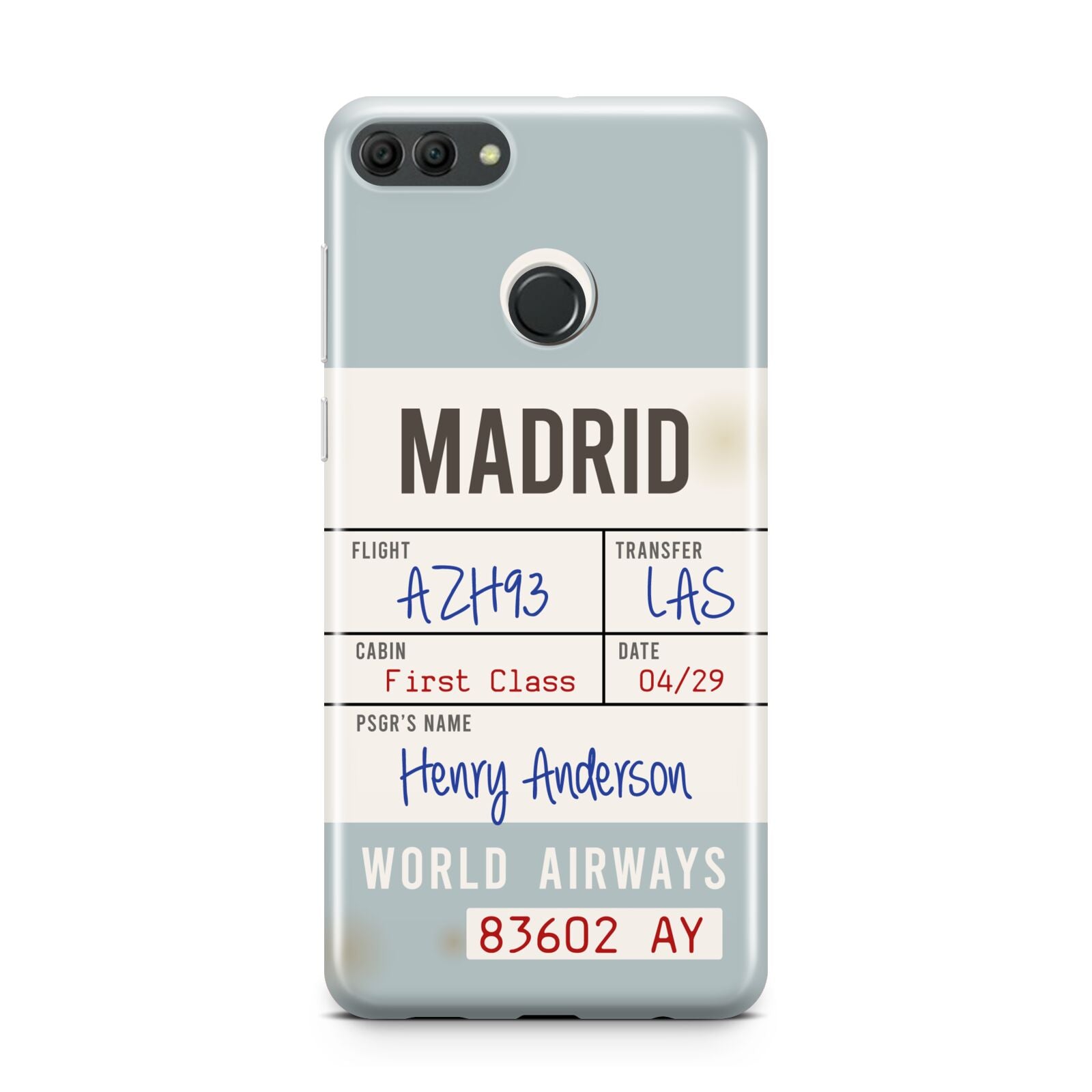 Baggage Tag Huawei Y9 2018