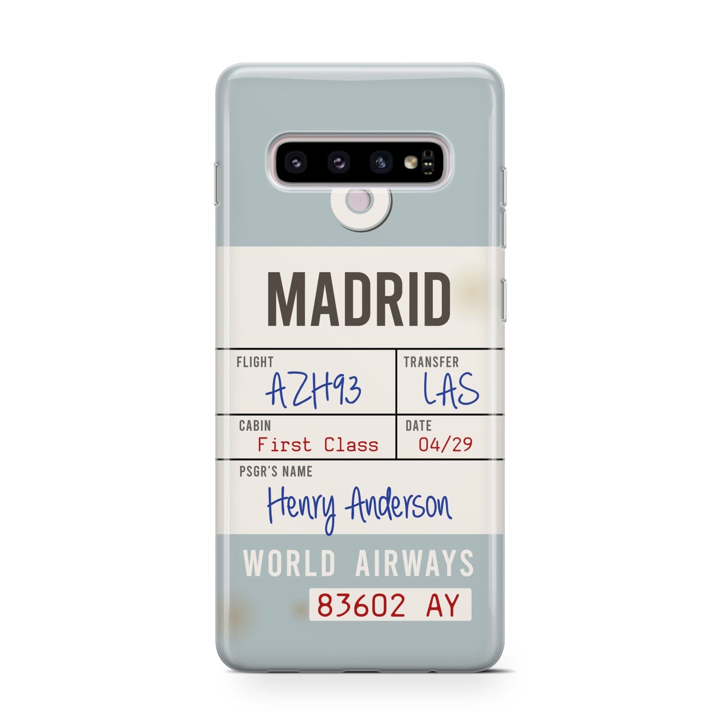 Baggage Tag Protective Samsung Galaxy Case