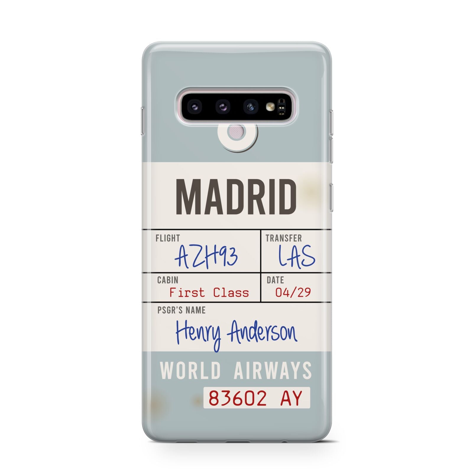 Baggage Tag Protective Samsung Galaxy Case