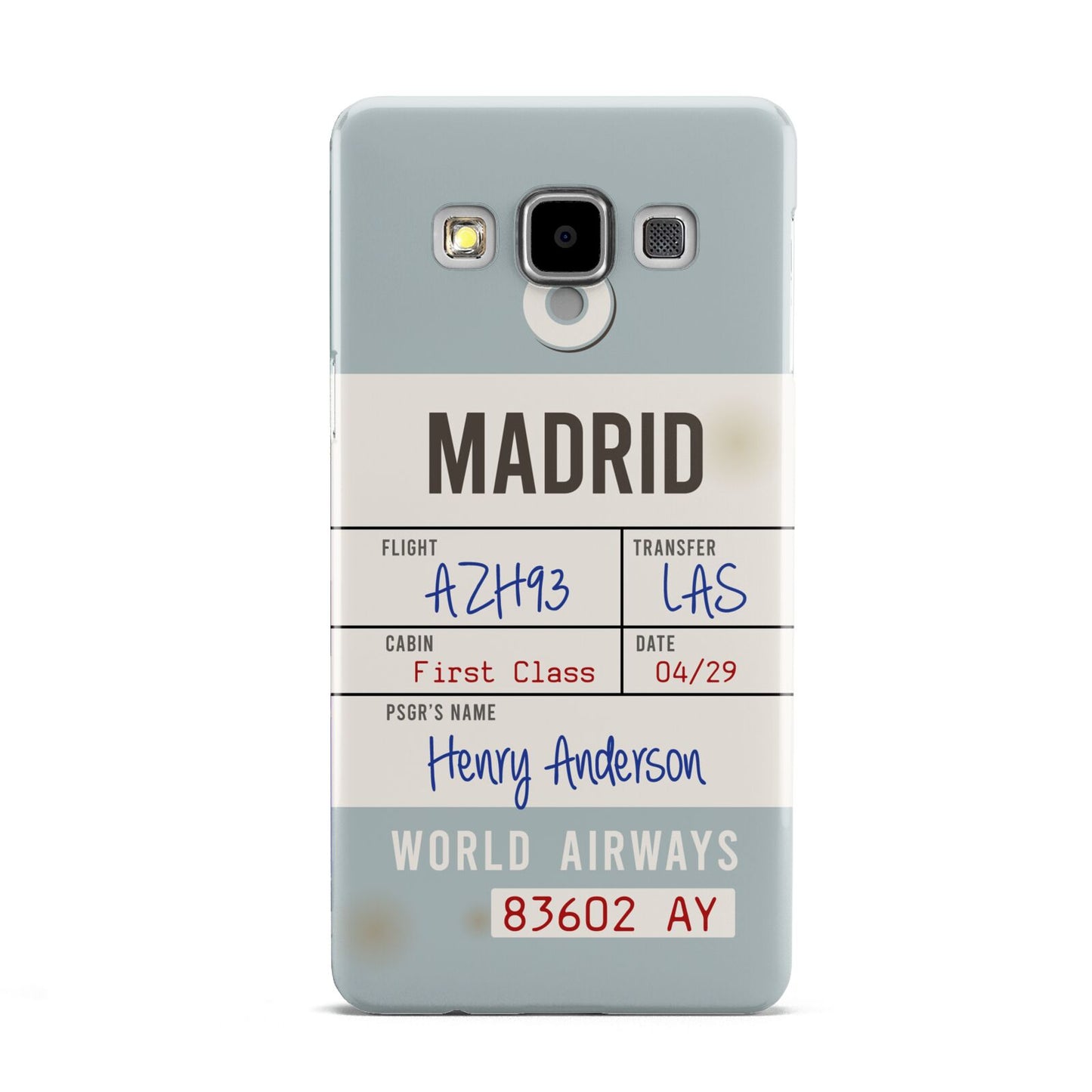 Baggage Tag Samsung Galaxy A5 Case