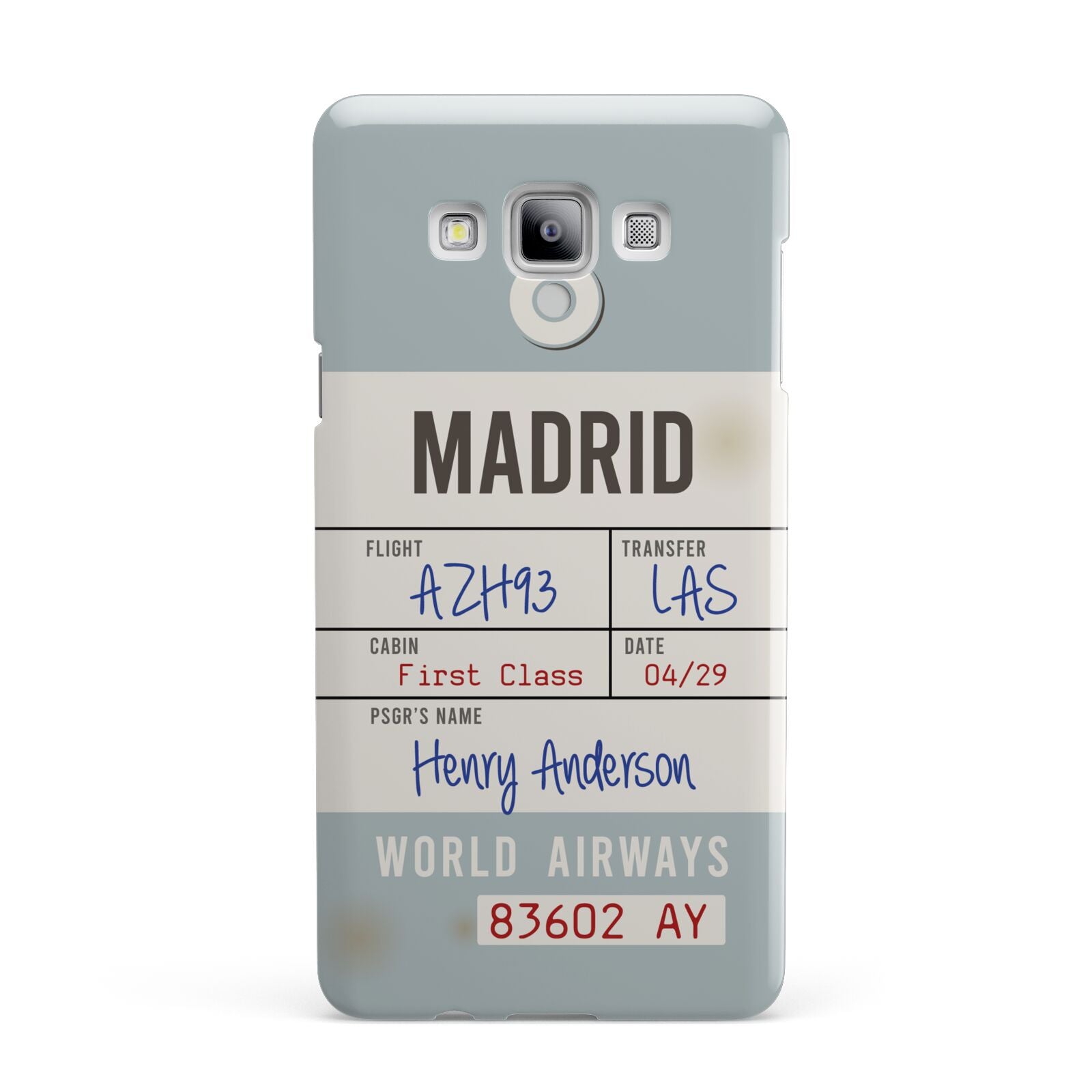 Baggage Tag Samsung Galaxy A7 2015 Case