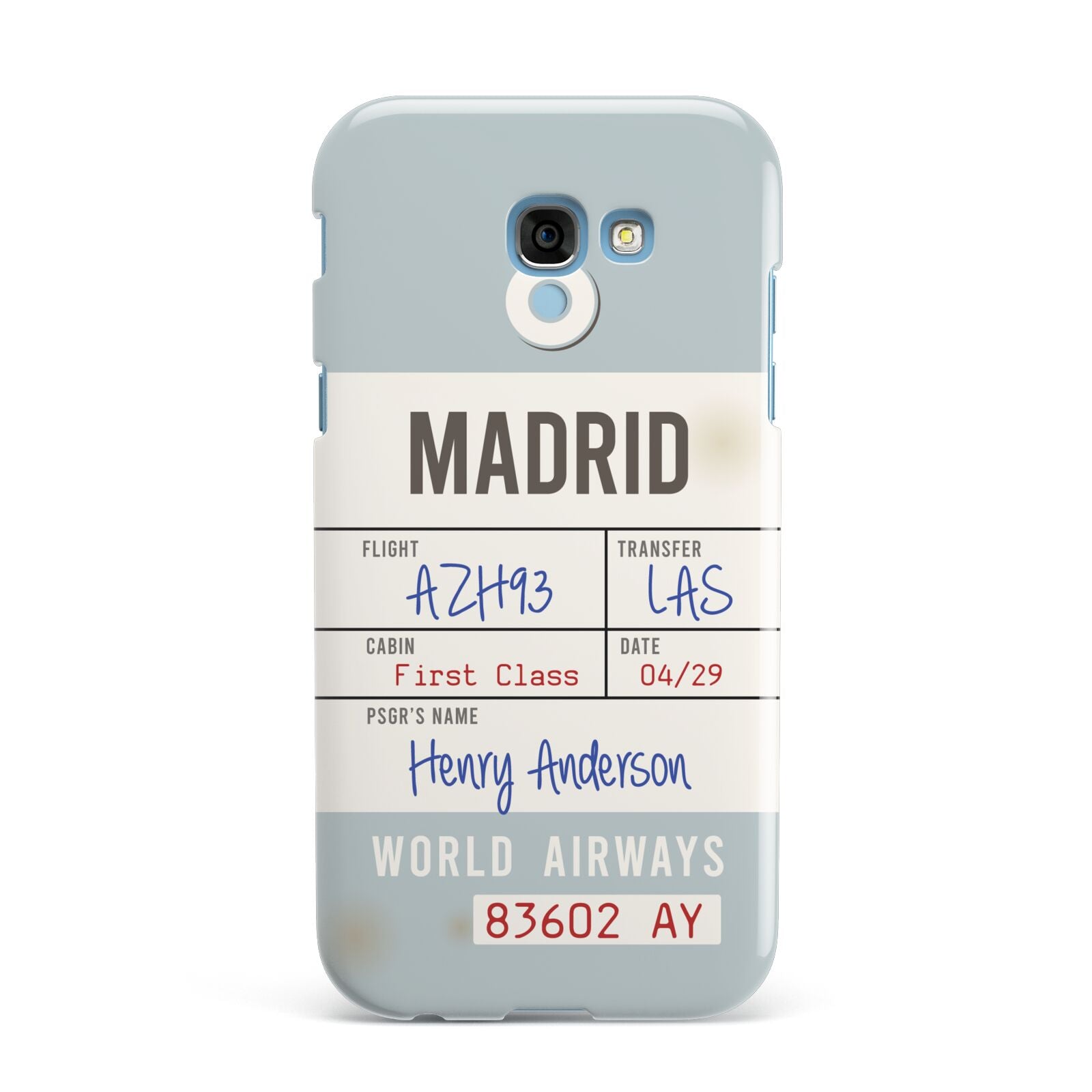 Baggage Tag Samsung Galaxy A7 2017 Case