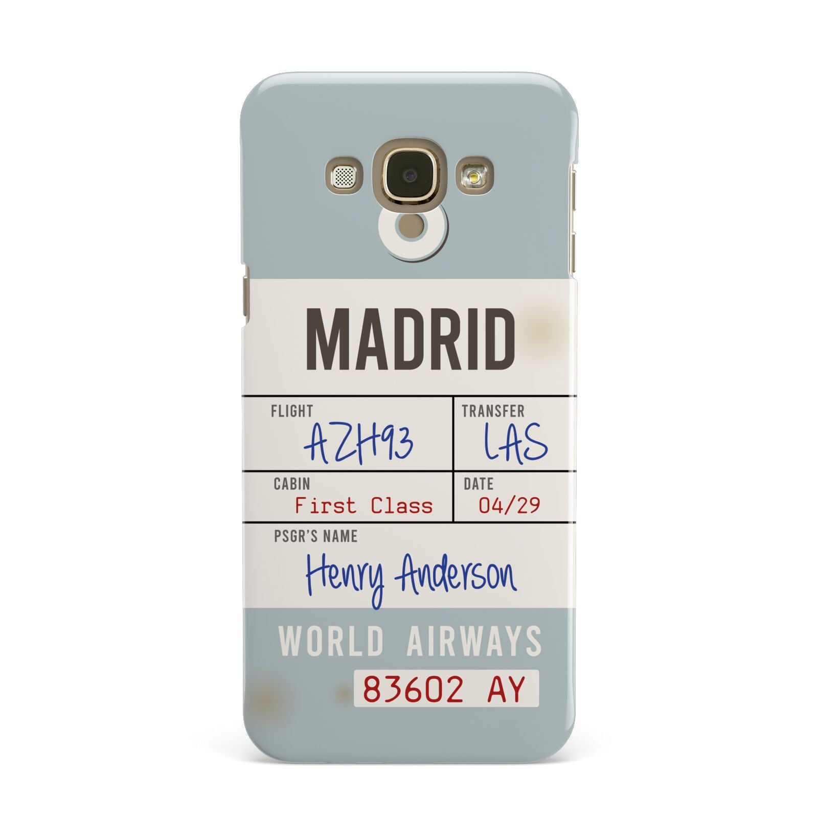 Baggage Tag Samsung Galaxy A8 Case