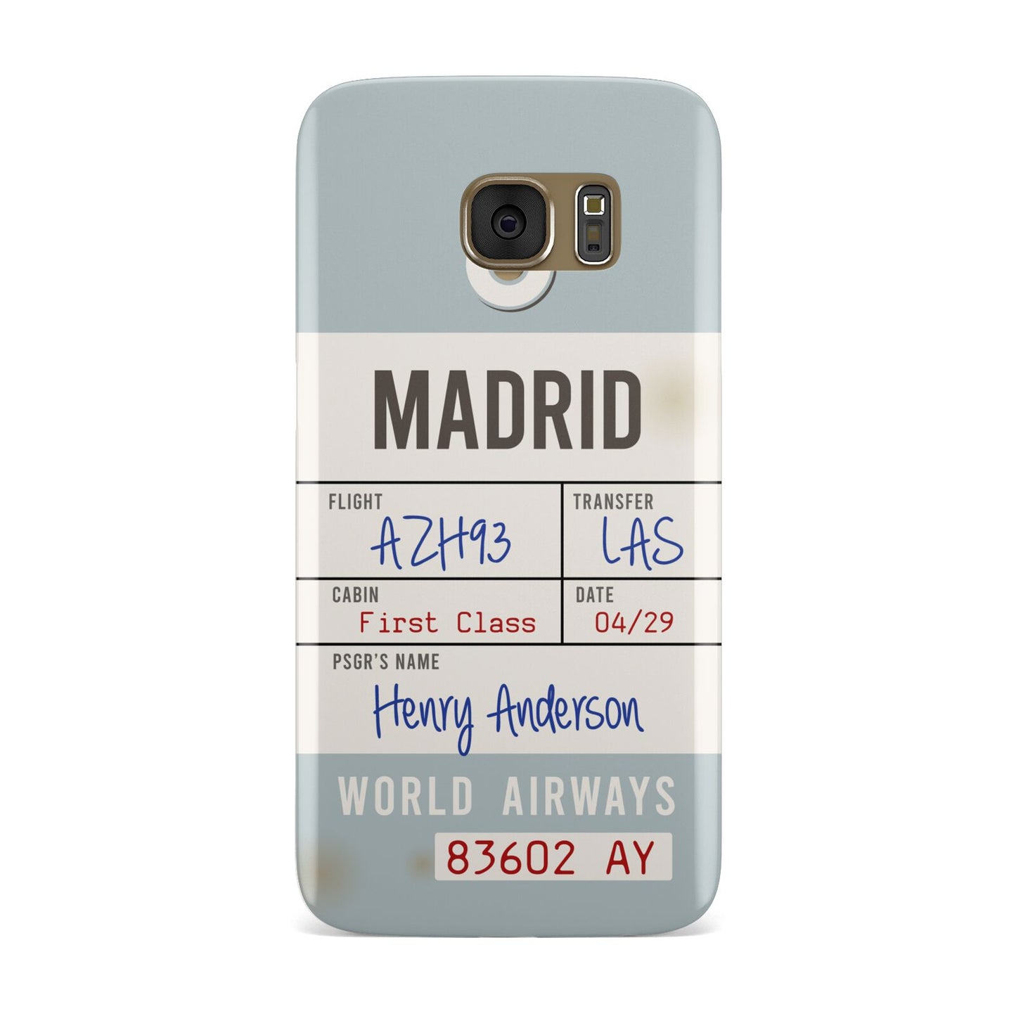 Baggage Tag Samsung Galaxy Case