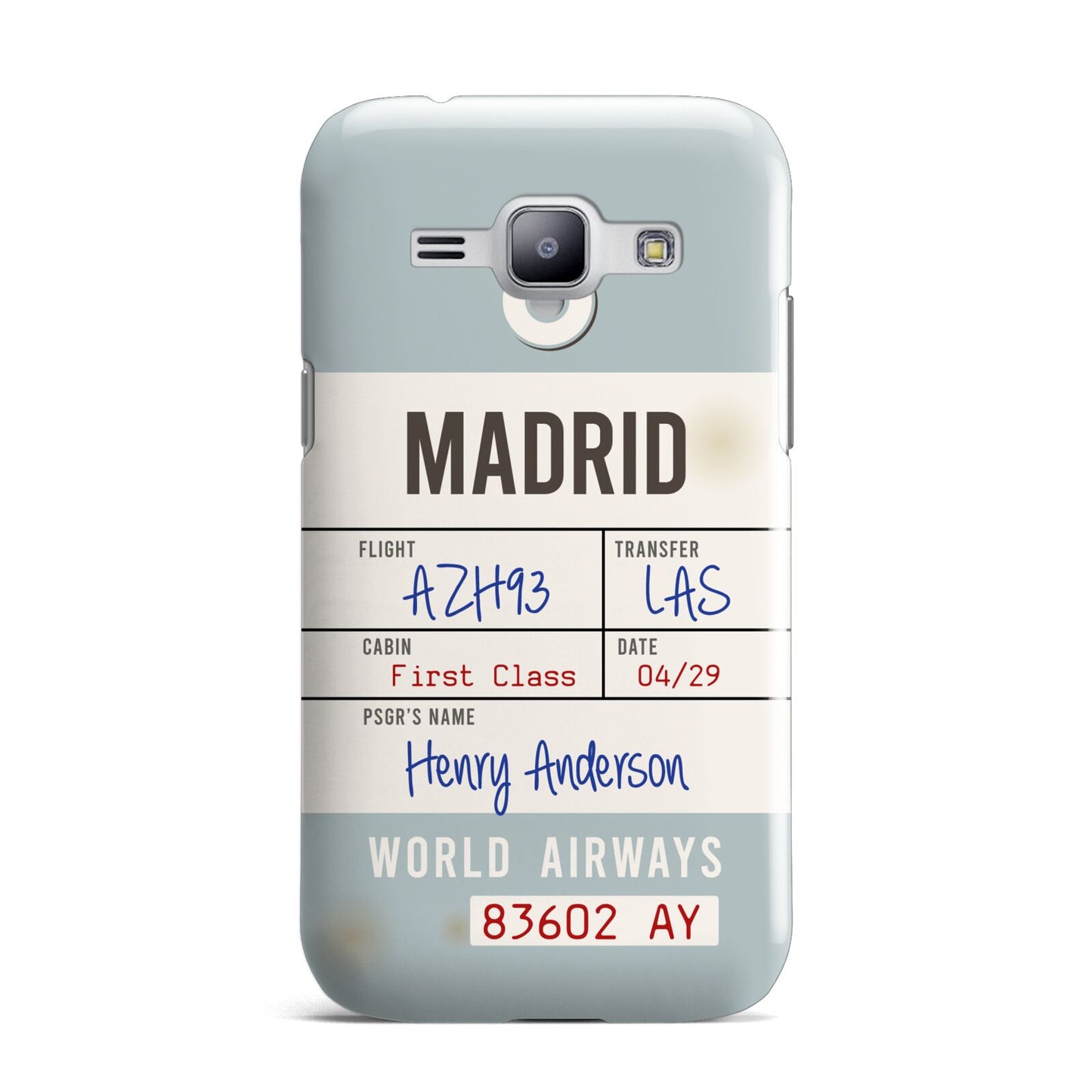 Baggage Tag Samsung Galaxy J1 2015 Case