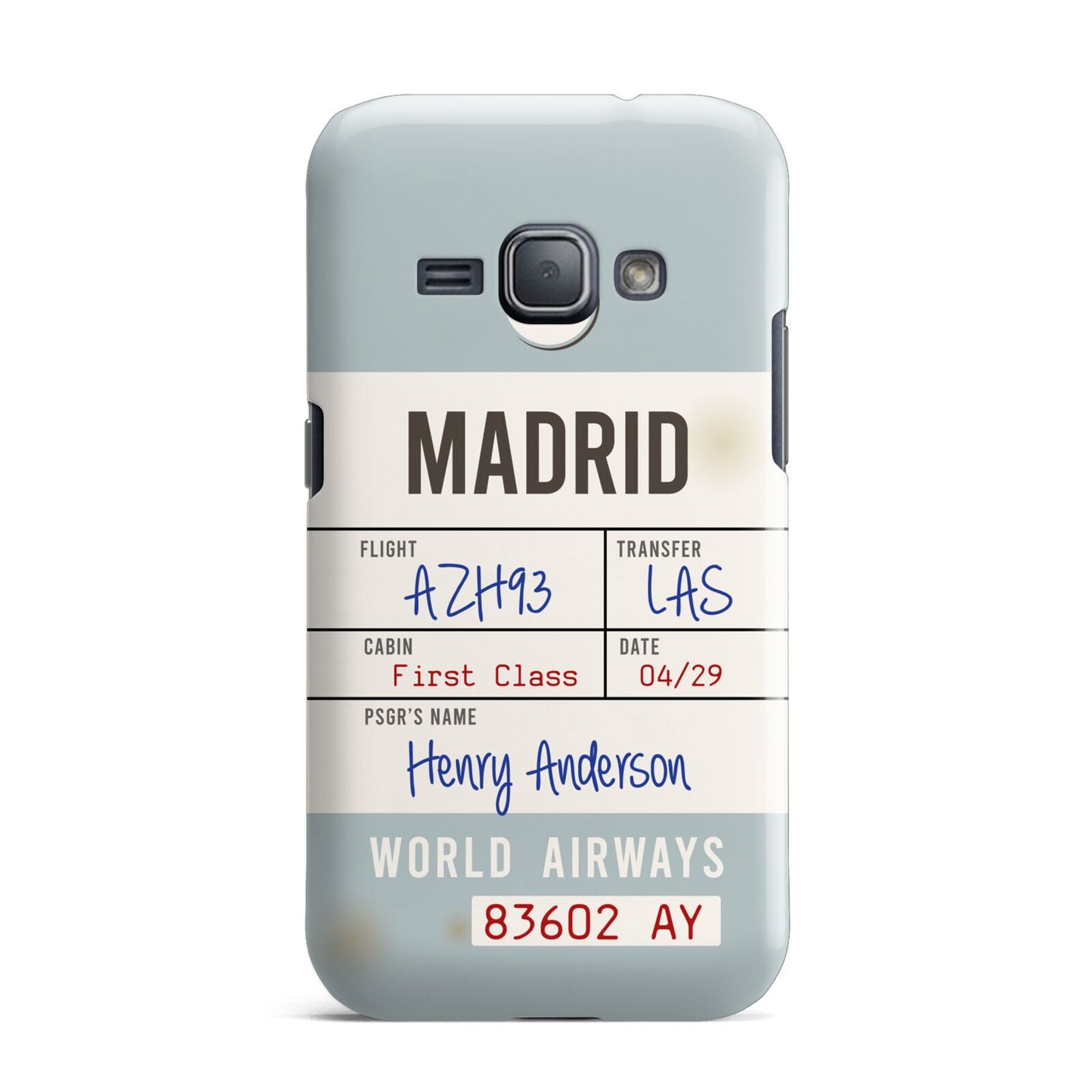 Baggage Tag Samsung Galaxy J1 2016 Case