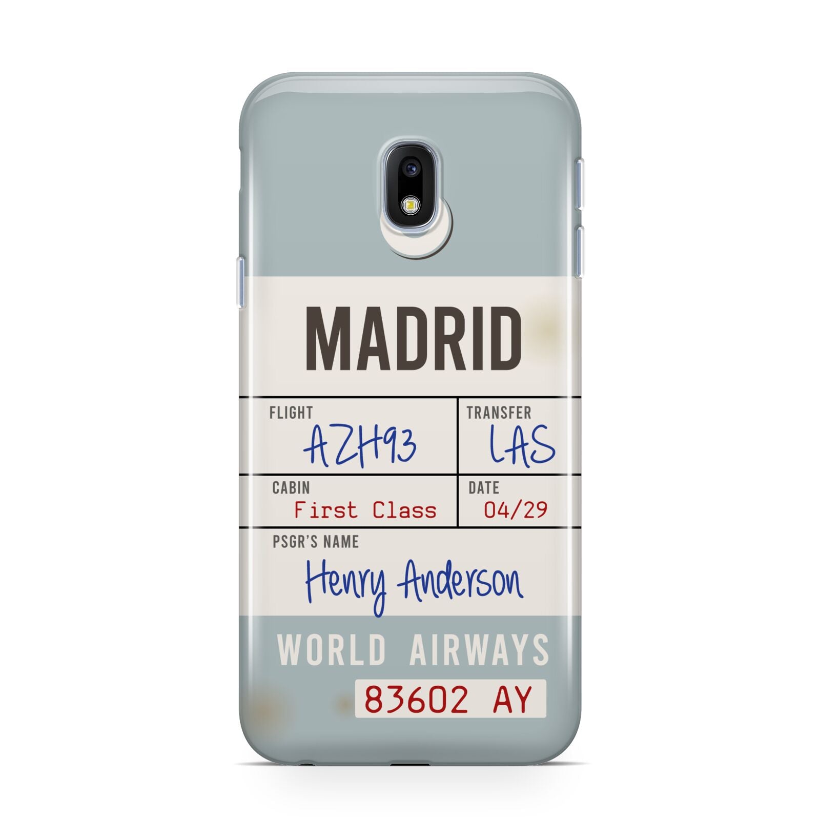 Baggage Tag Samsung Galaxy J3 2017 Case