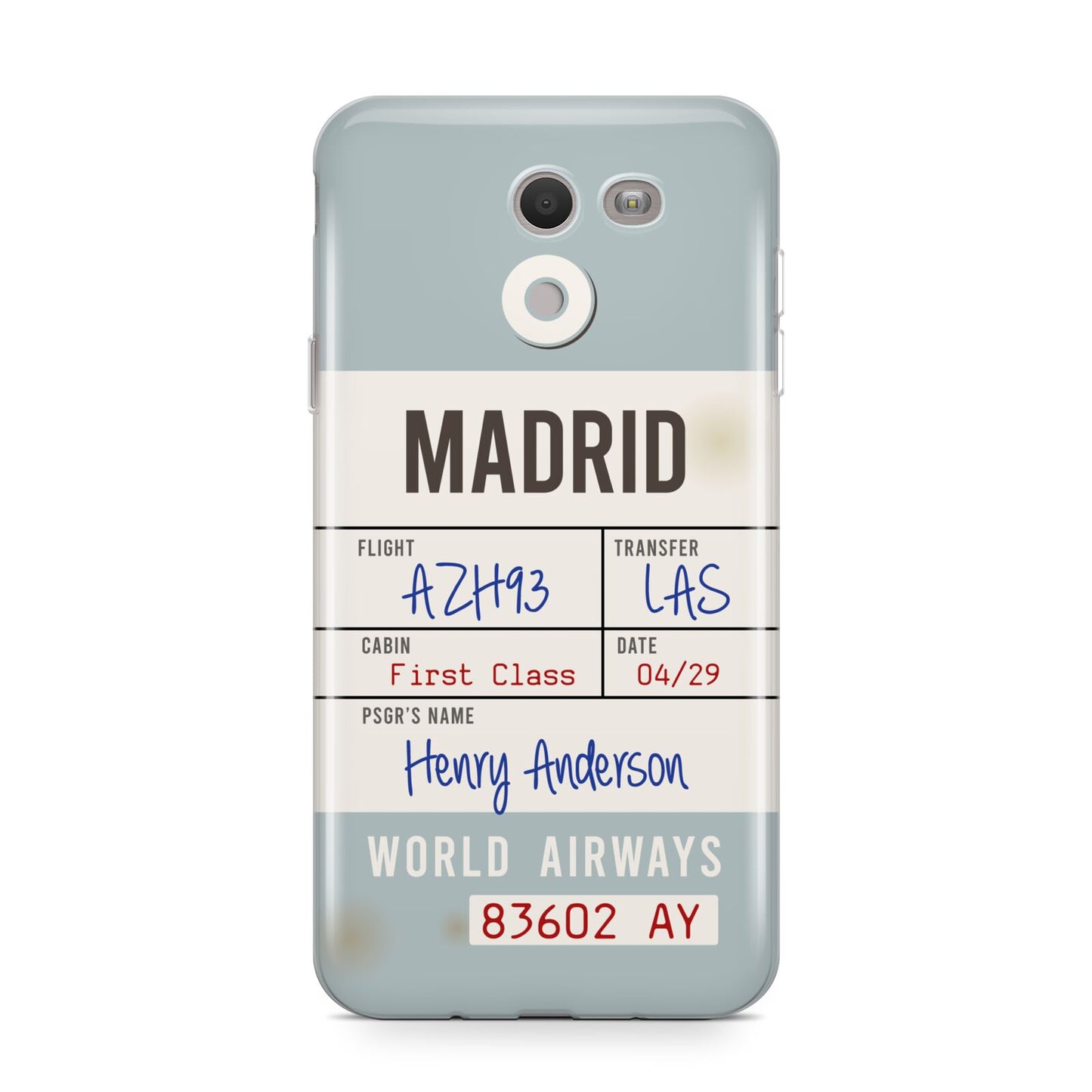 Baggage Tag Samsung Galaxy J7 2017 Case