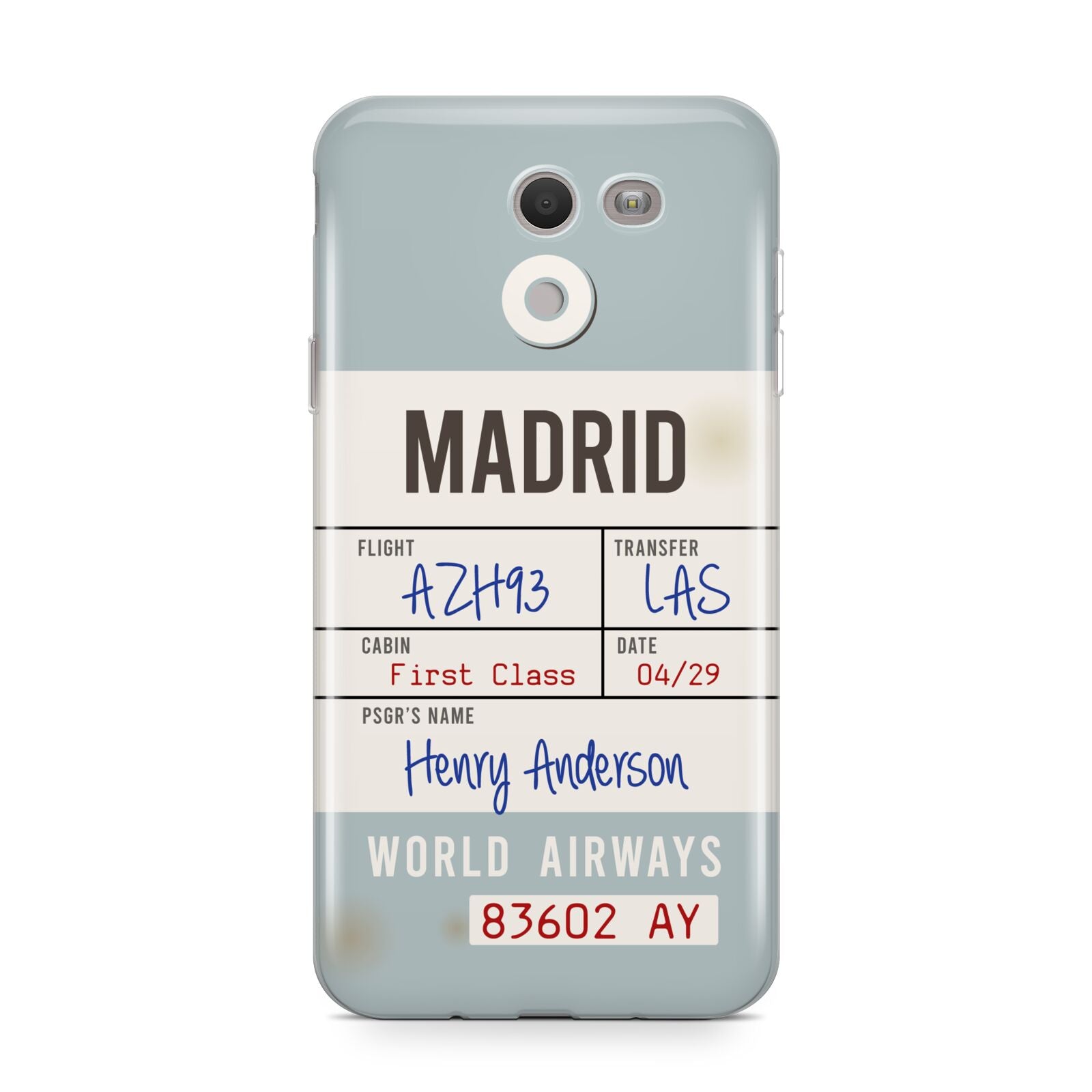 Baggage Tag Samsung Galaxy J7 2017 Case
