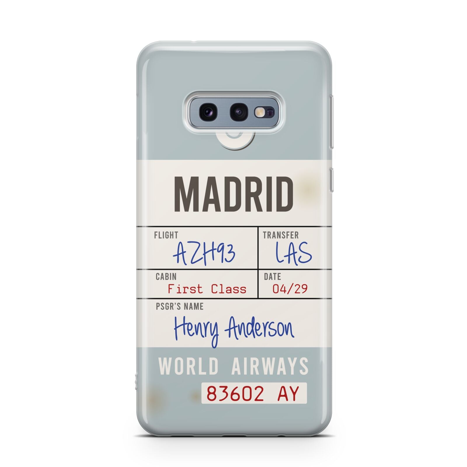 Baggage Tag Samsung Galaxy S10E Case