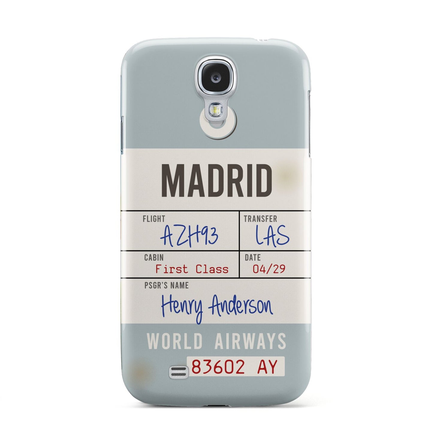 Baggage Tag Samsung Galaxy S4 Case