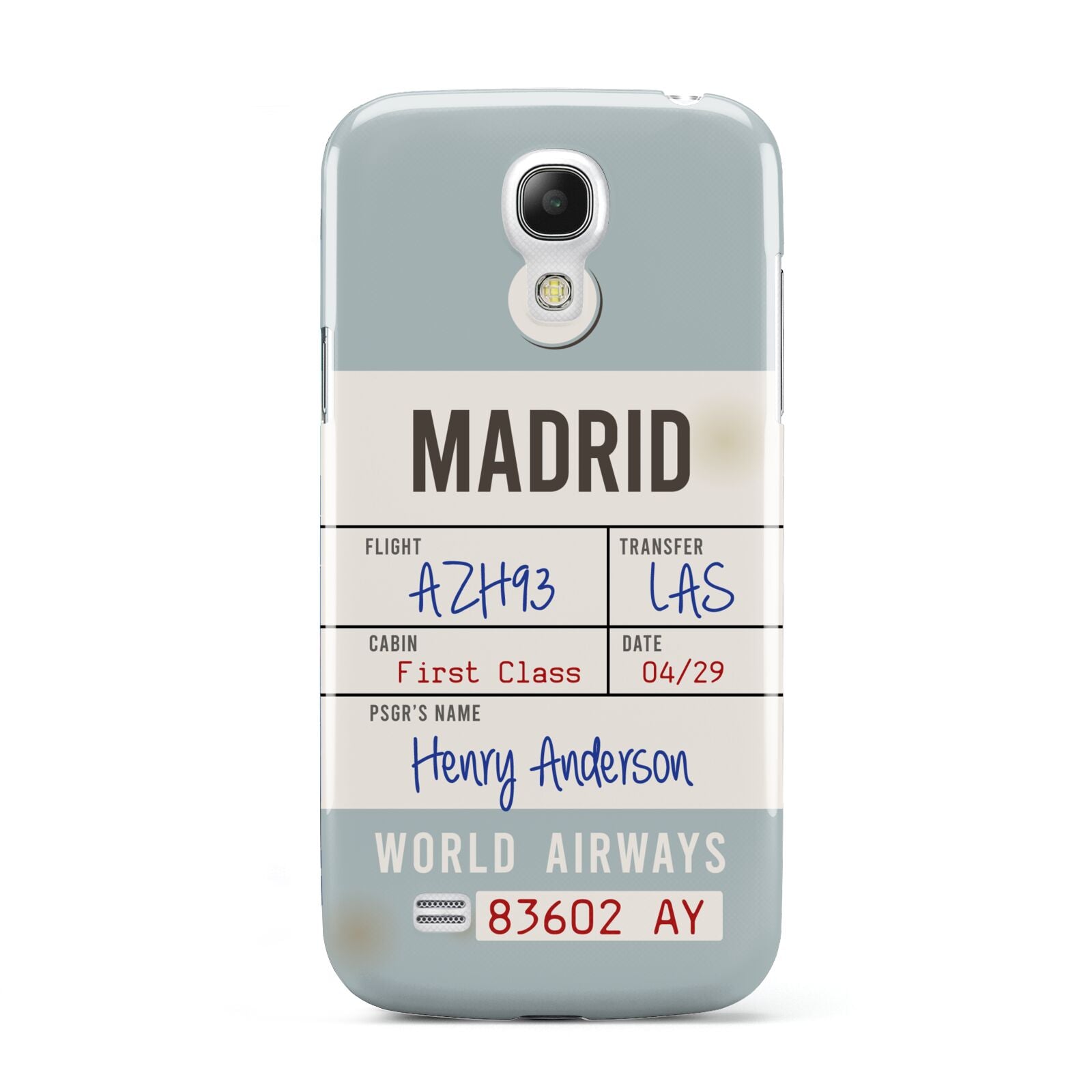 Baggage Tag Samsung Galaxy S4 Mini Case