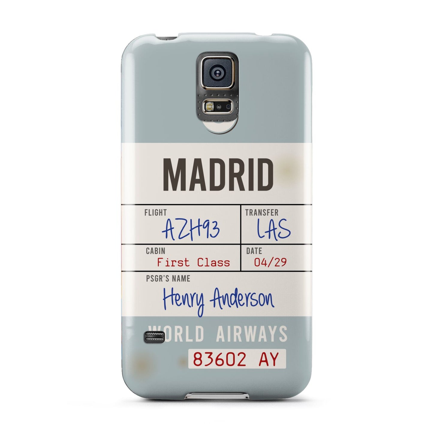 Baggage Tag Samsung Galaxy S5 Case