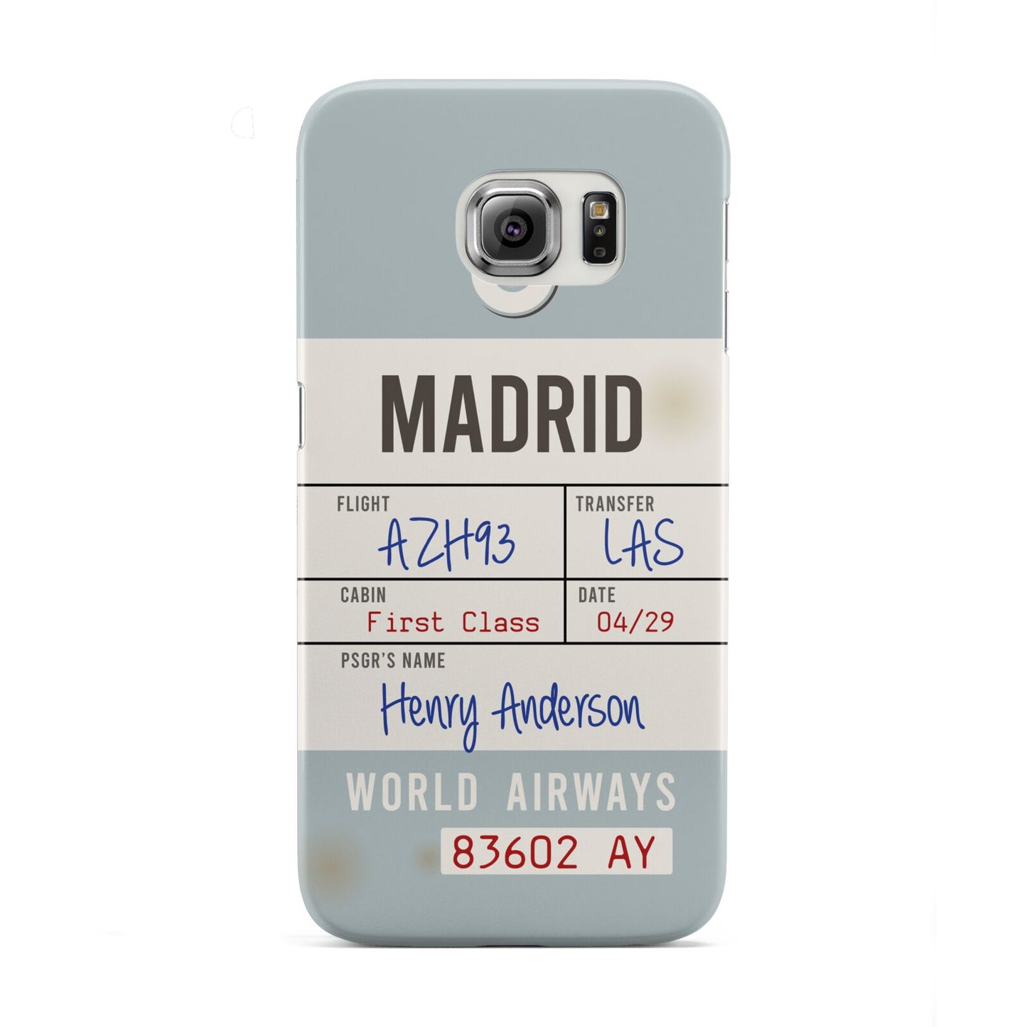 Baggage Tag Samsung Galaxy S6 Edge Case
