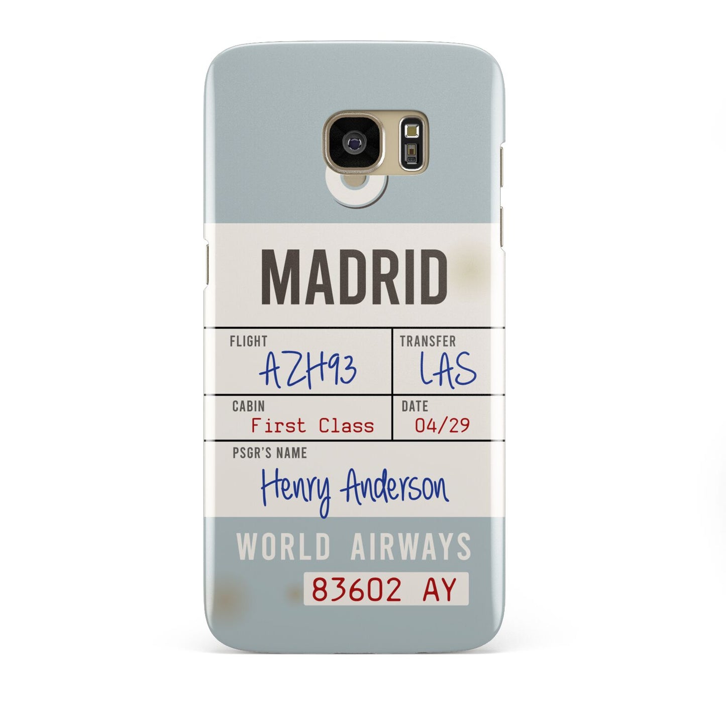 Baggage Tag Samsung Galaxy S7 Edge Case