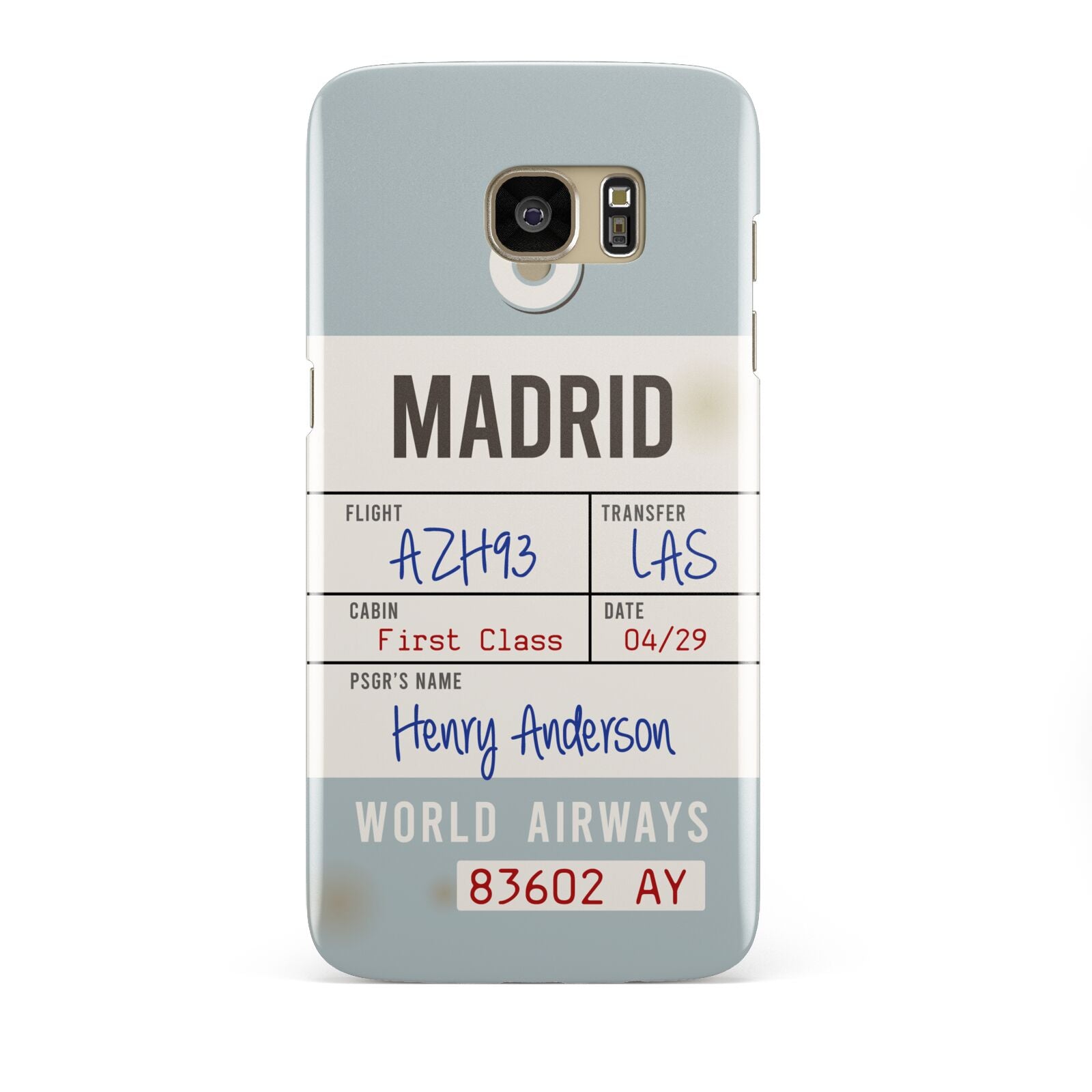 Baggage Tag Samsung Galaxy S7 Edge Case