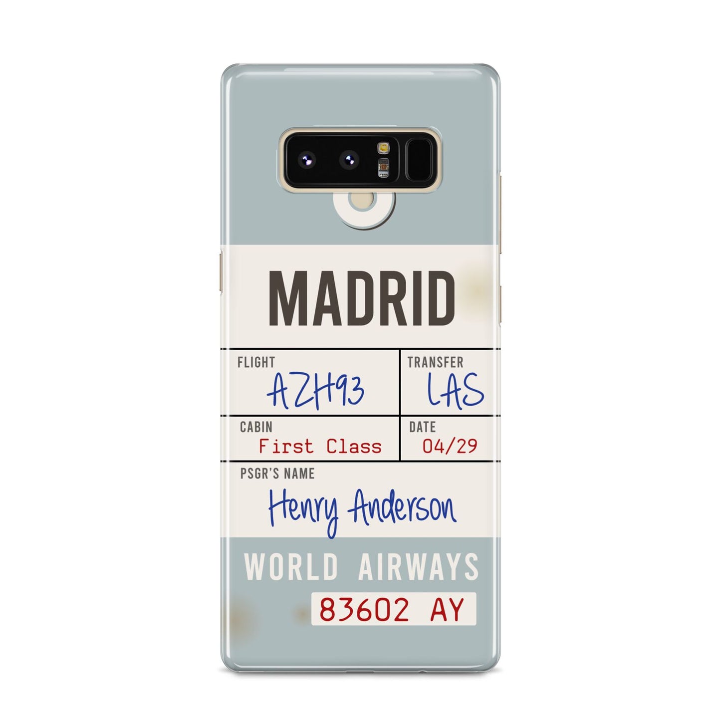 Baggage Tag Samsung Galaxy S8 Case