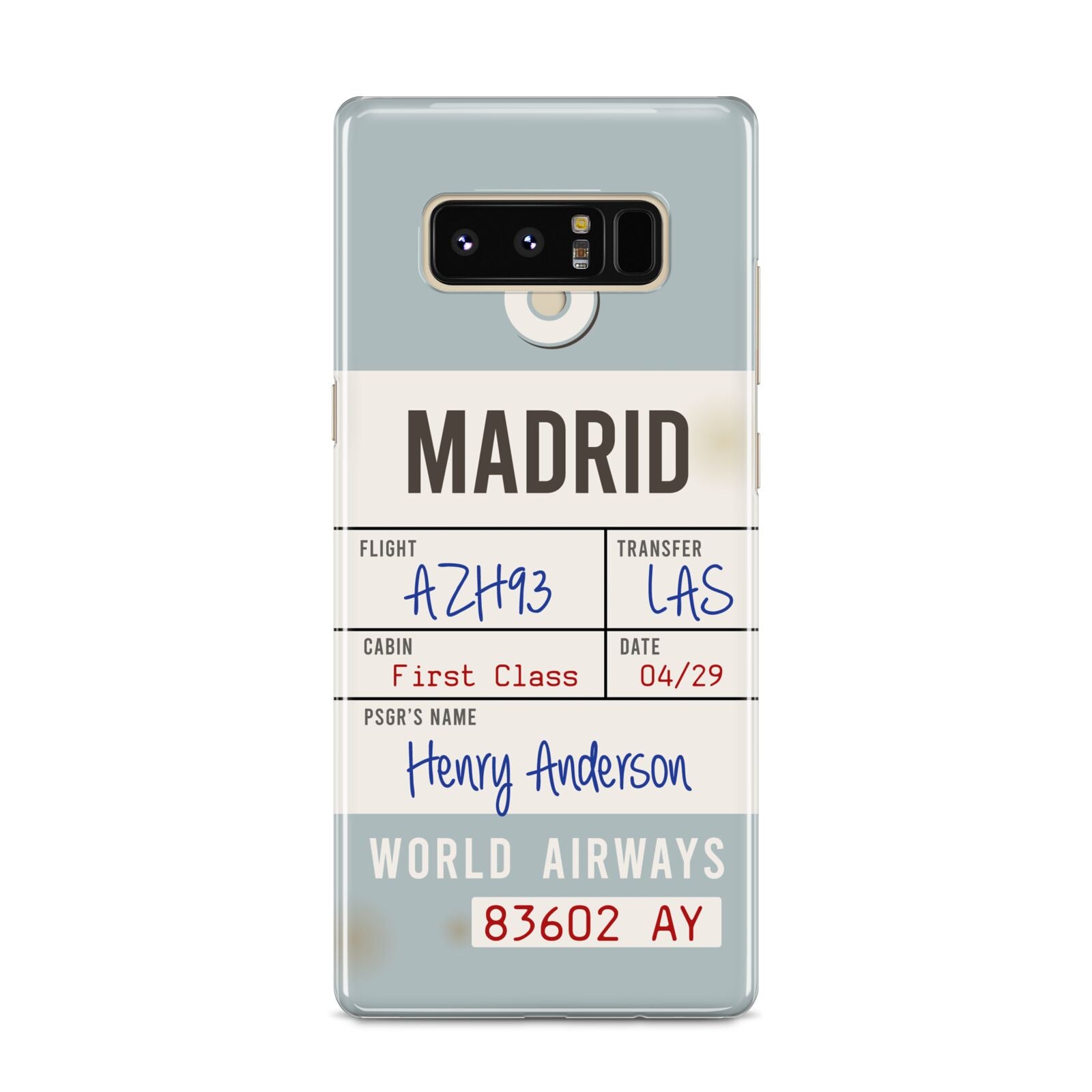 Baggage Tag Samsung Galaxy S8 Case