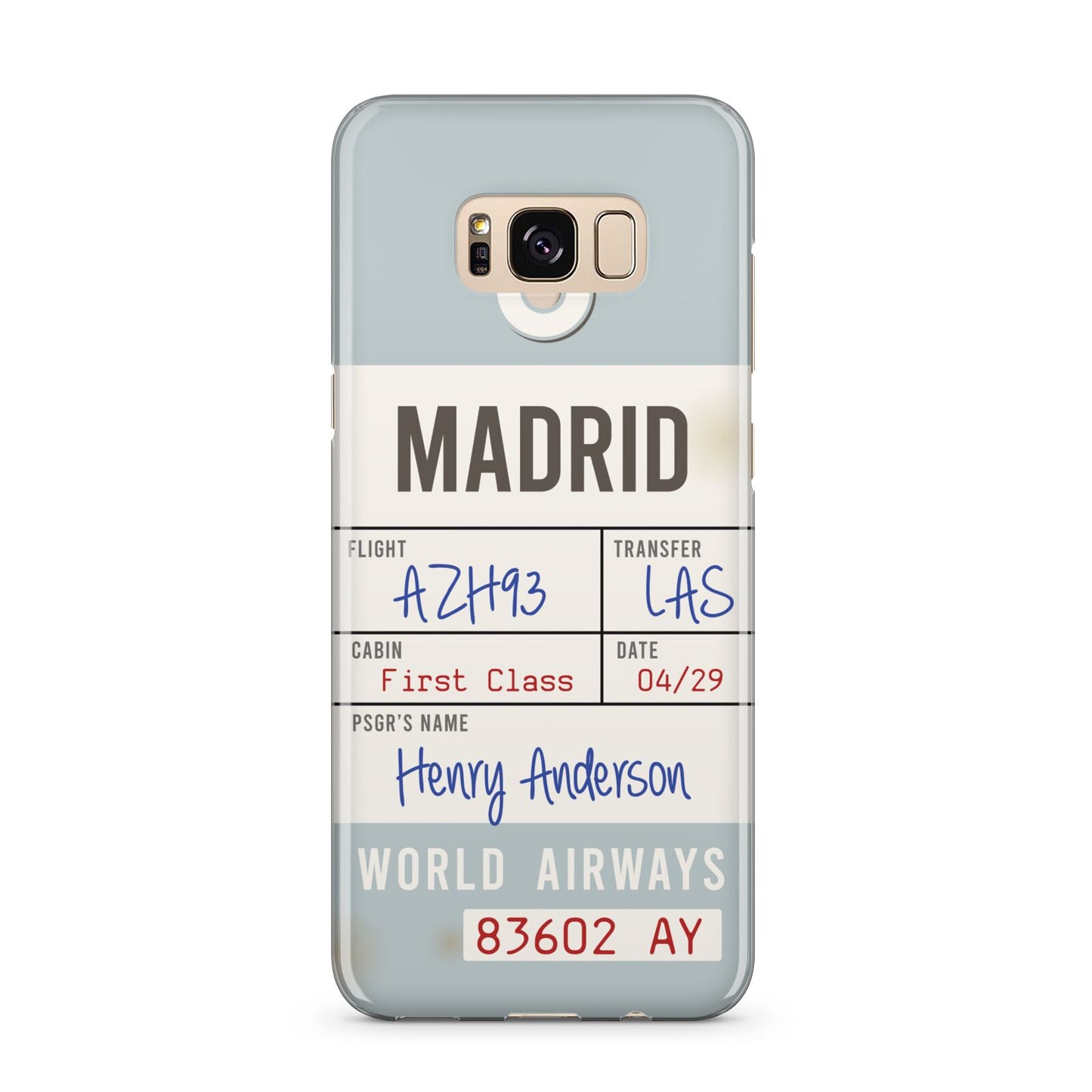 Baggage Tag Samsung Galaxy S8 Plus Case