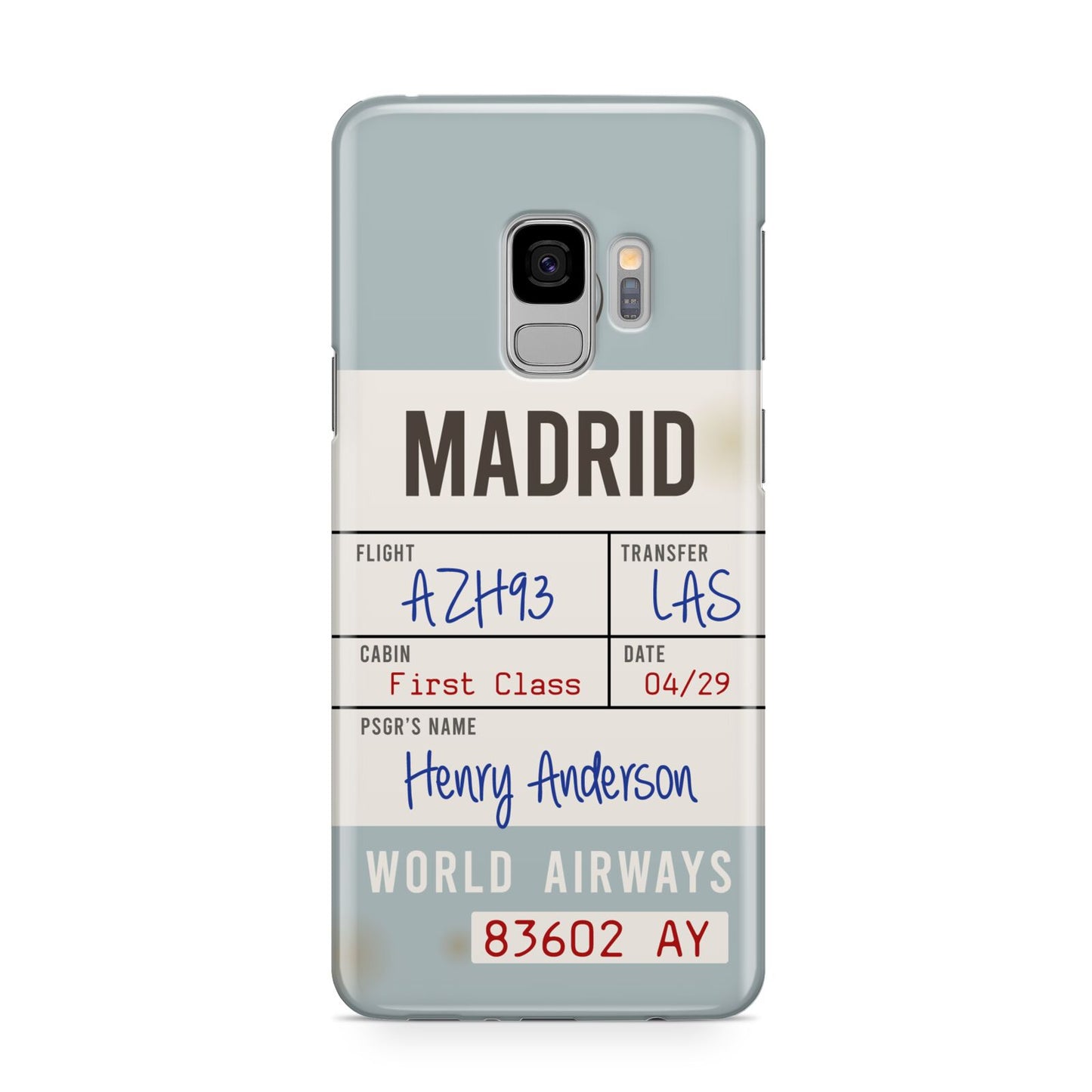 Baggage Tag Samsung Galaxy S9 Case