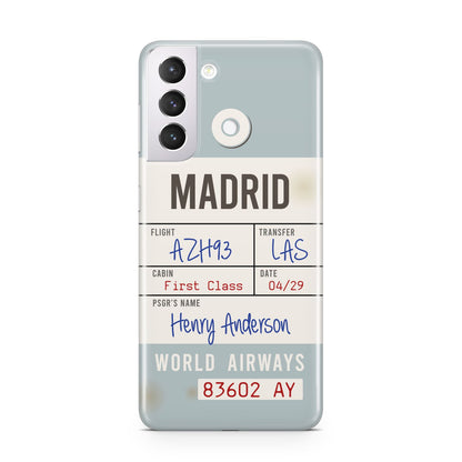 Baggage Tag Samsung S21 Case