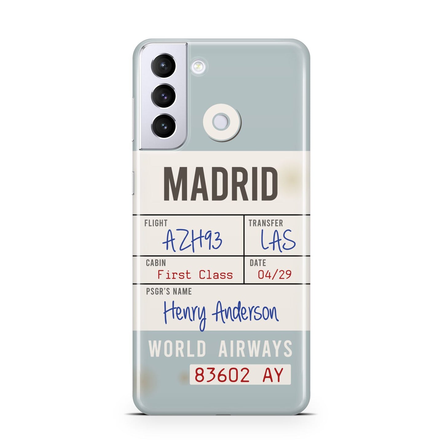 Baggage Tag Samsung S21 Plus Case