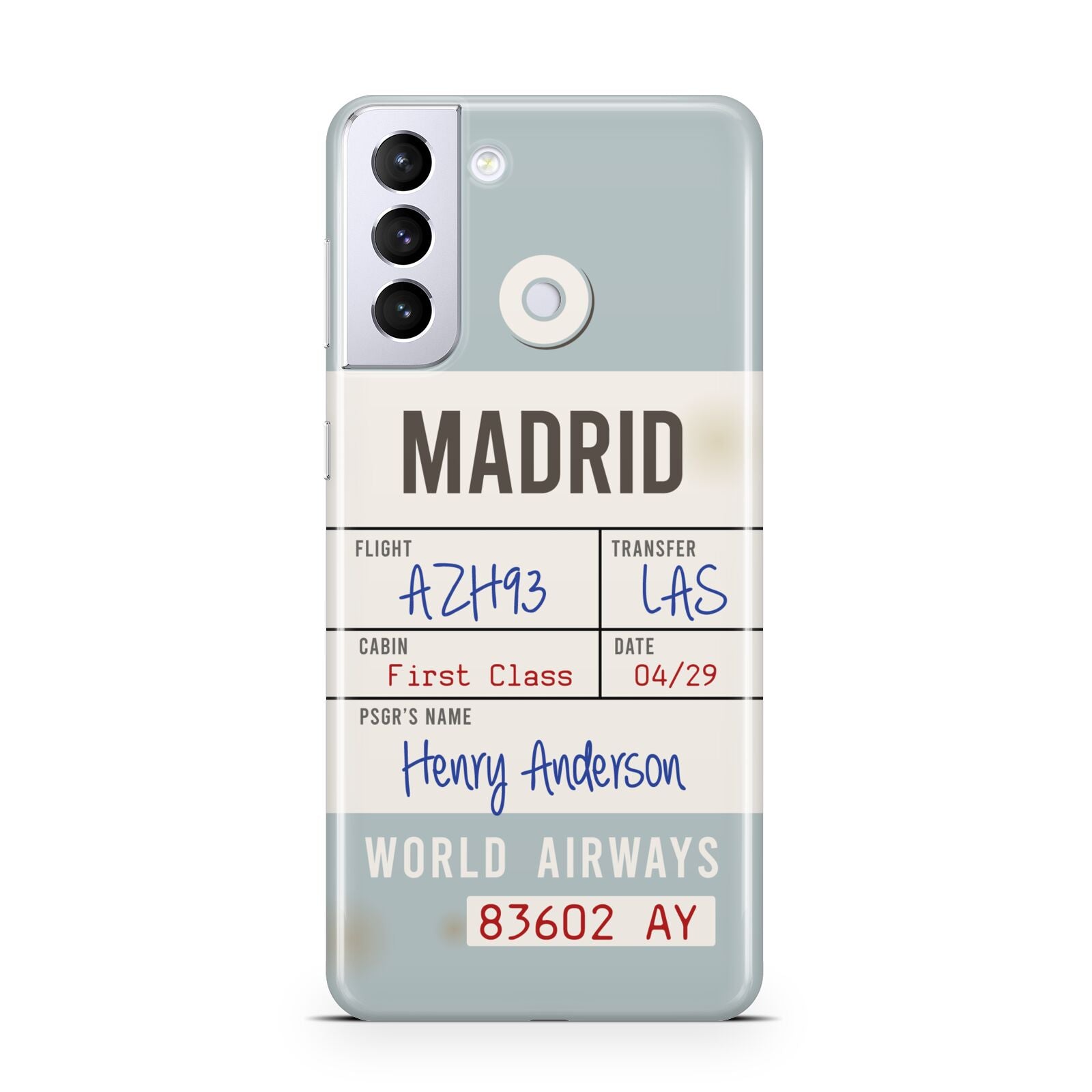 Baggage Tag Samsung S21 Plus Case