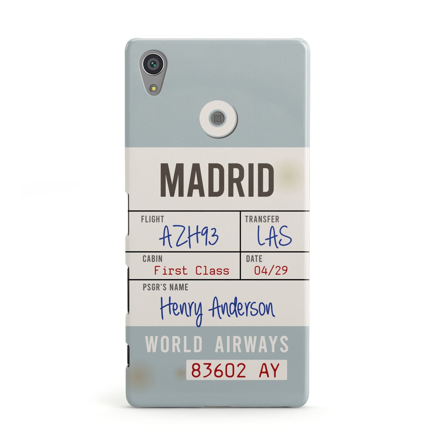 Baggage Tag Sony Xperia Case