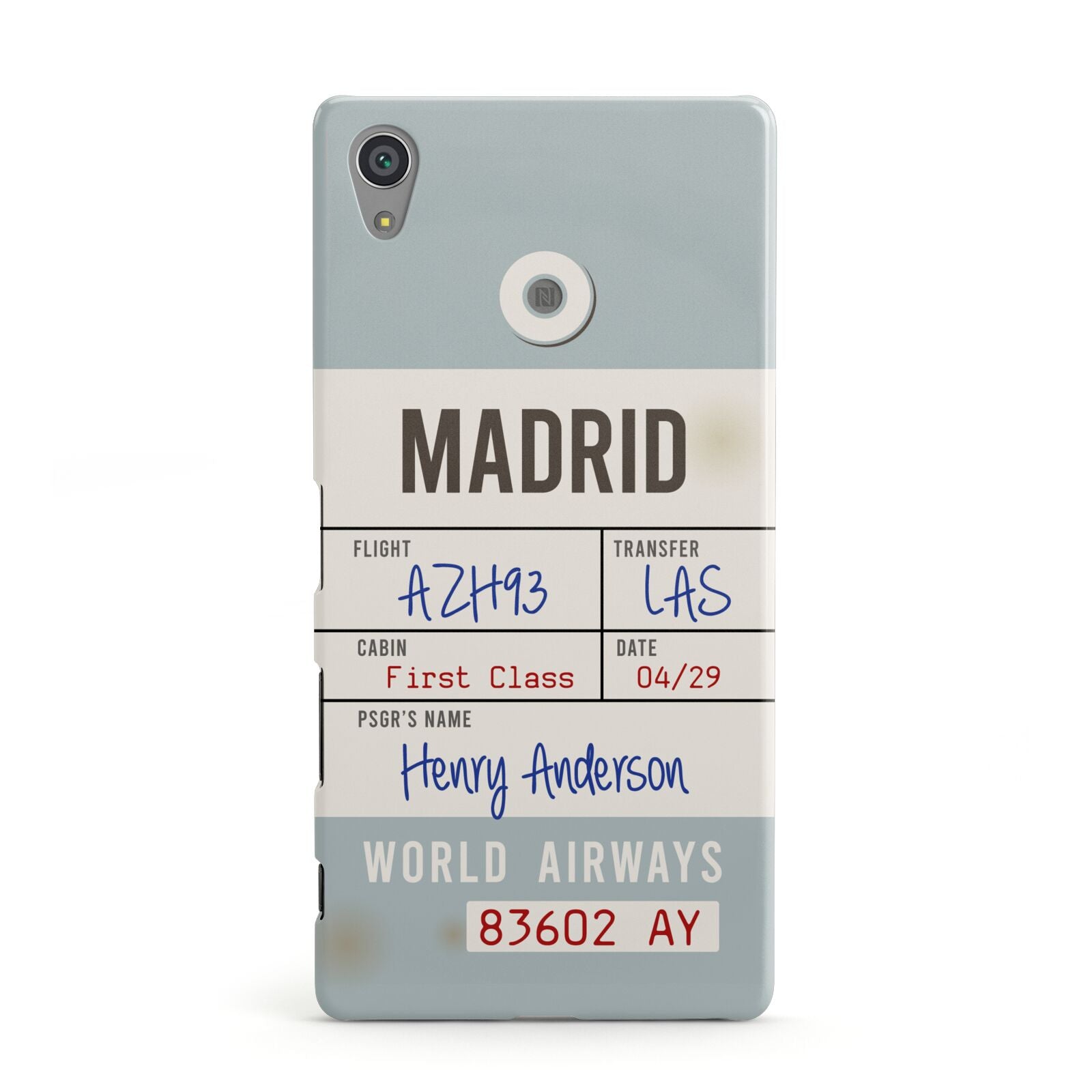 Baggage Tag Sony Xperia Case