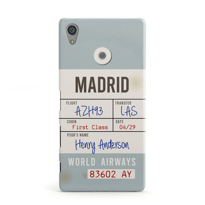 Baggage Tag Sony Xperia Case