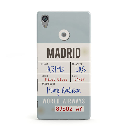 Baggage Tag Sony Xperia Case