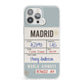 Baggage Tag iPhone 13 Pro Max Clear Bumper Case