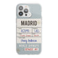 Baggage Tag iPhone 13 Pro Max TPU Impact Case with White Edges