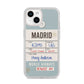 Baggage Tag iPhone 14 Clear Tough Case Starlight