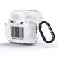 Barcode with Text AirPods Pro Glitter Case Side Image