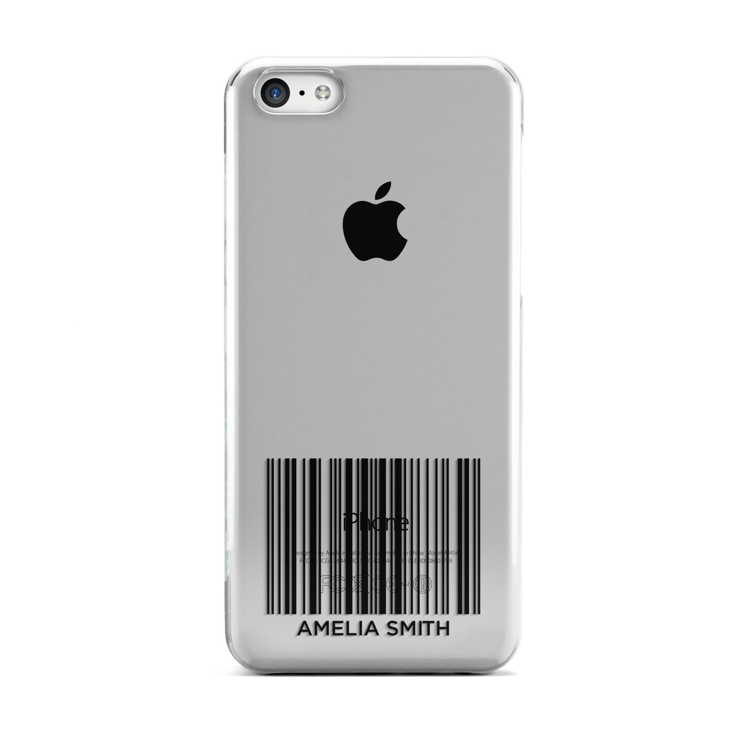 Barcode with Text Apple iPhone 5c Case