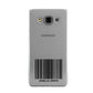 Barcode with Text Samsung Galaxy A3 Case