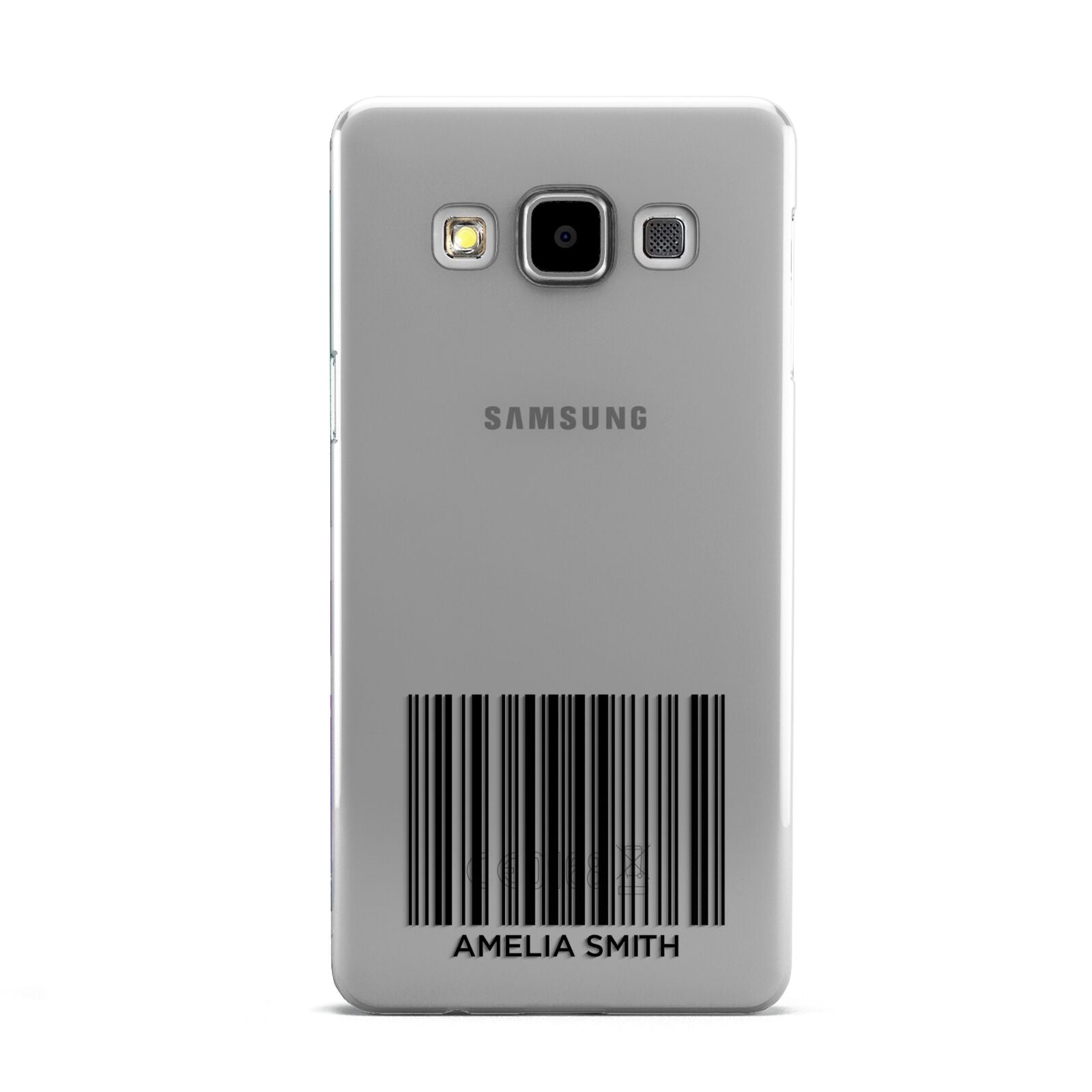 Barcode with Text Samsung Galaxy A5 Case