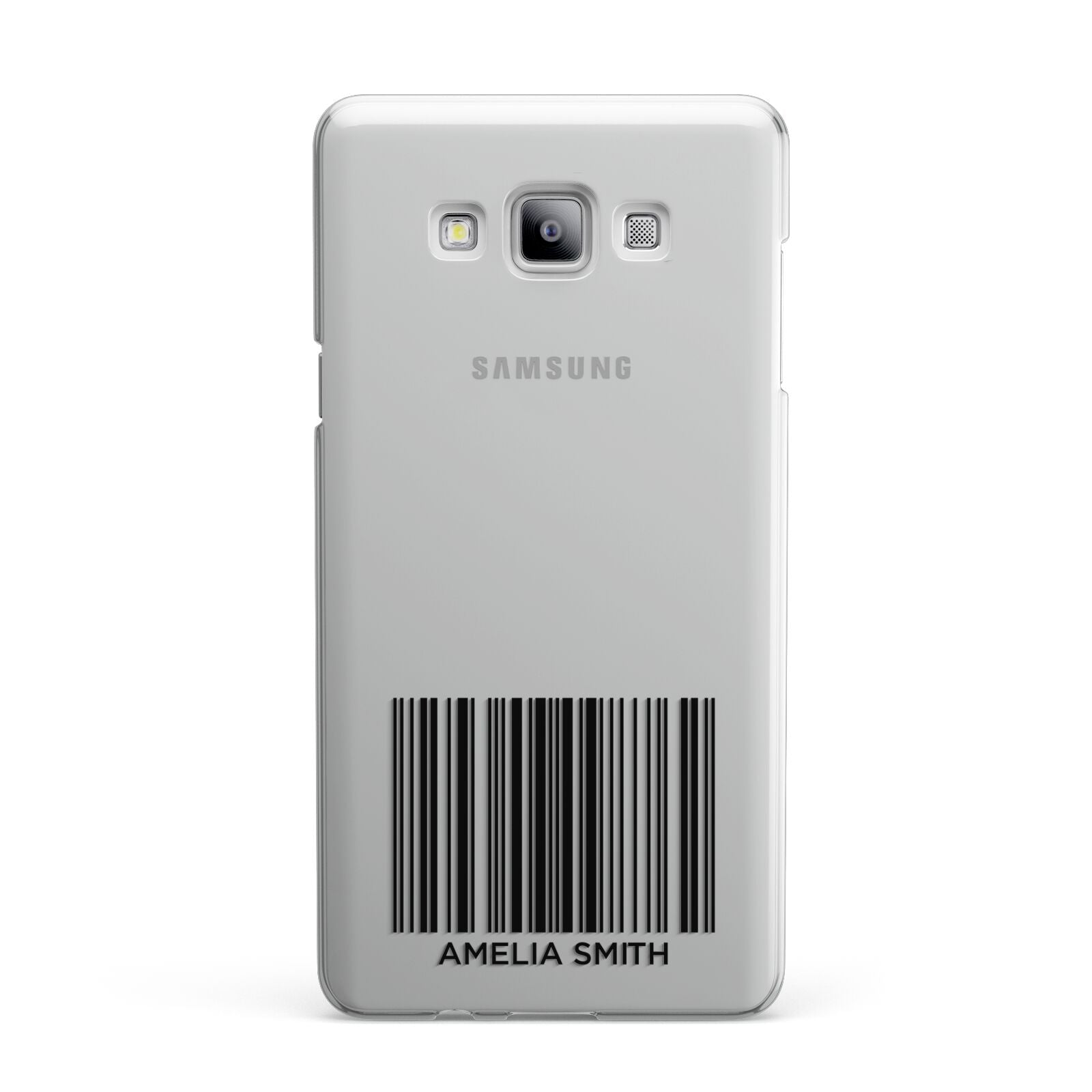 Barcode with Text Samsung Galaxy A7 2015 Case