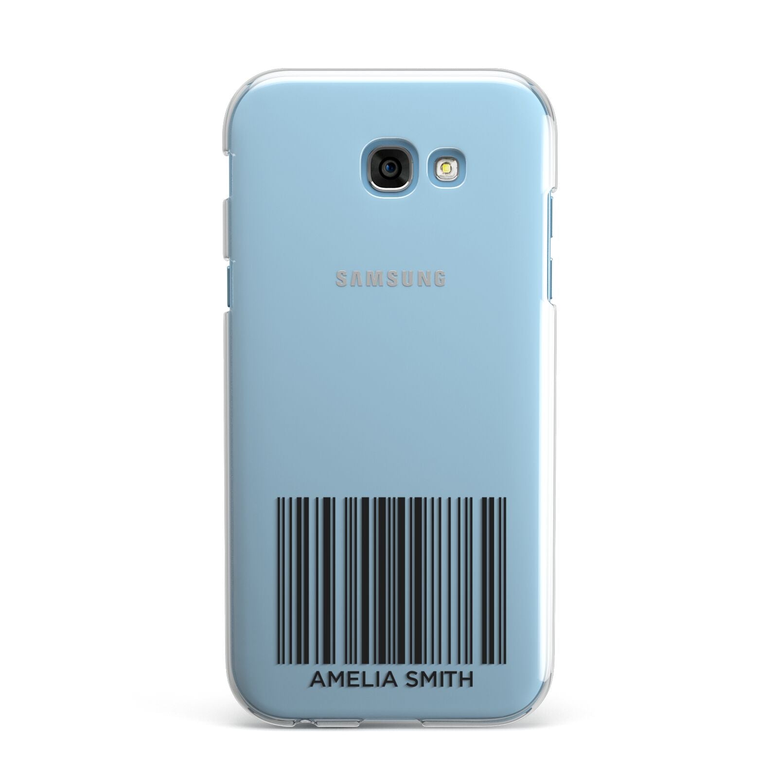 Barcode with Text Samsung Galaxy A7 2017 Case