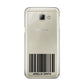 Barcode with Text Samsung Galaxy A8 2016 Case